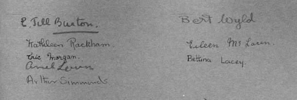 Adventurers - signatures