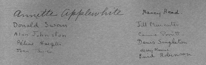 Sunbeams - signatures